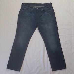 Men Levi's 514 Straight Leg Denim Blue Jeans 36X30